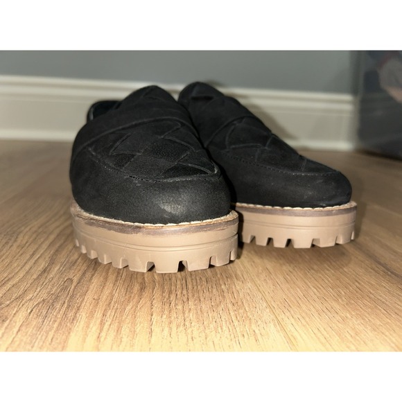 Dolce Vita Aubree Woven Loafers Black Office Work Business Size 6.5 EUC - Picture 2 of 6